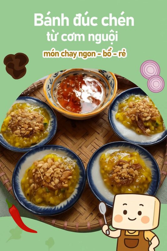Cách làm bánh đúc chén