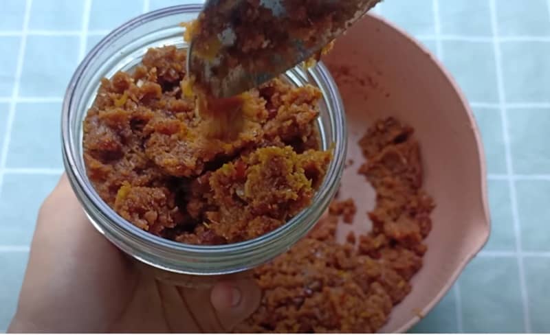 cách làm mắm ruốc chay