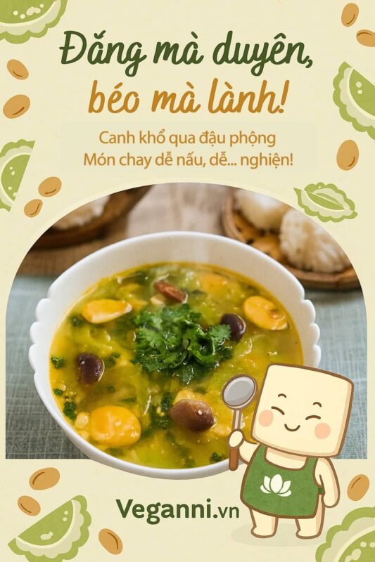 cách nấu canh khổ qua cắt lát