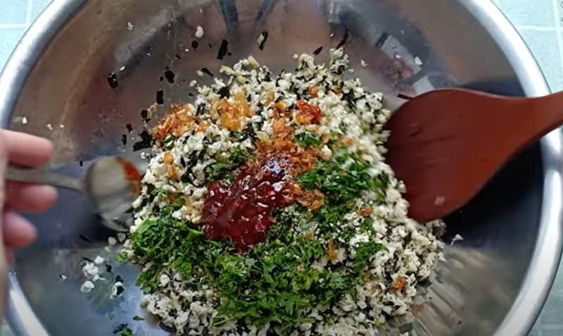 cách làm món hến trộn chay