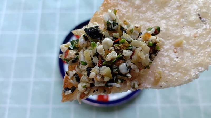 cách làm món hến trộn chay
