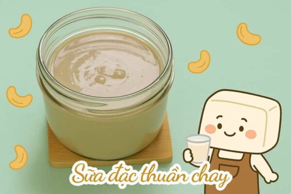 cách làm sữa đặc thuần chay