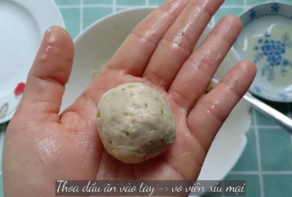 xíu mại nấm chay