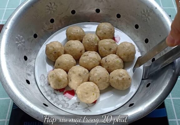xíu mại nấm chay