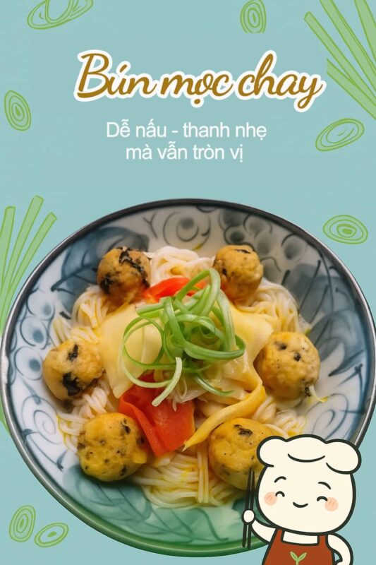 hướng dẫn cách nấu bún mọc
