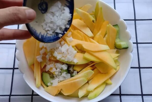 cách làm dưa mắm chay