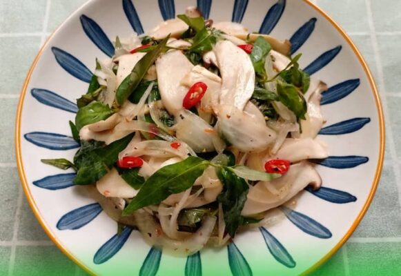 cách làm gỏi nấm chay