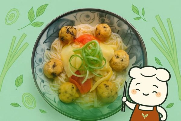 hướng dẫn cách nấu bún mọc