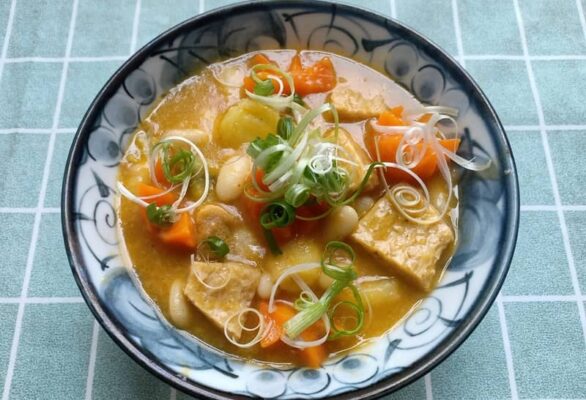 sườn non chay nấu canh