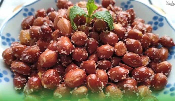 cách làm đậu phộng rang muối